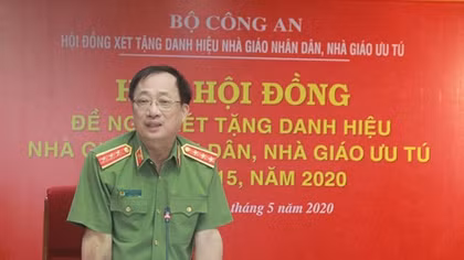  Bộ Công an họp Hội đồng xét tặng danh hiệu Nhà giáo nhân dân, Nhà giáo ưu tú năm 2020