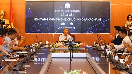 Ra mắt nền tảng công nghệ chuỗi khối akaChain đầu tiên tại Việt Nam