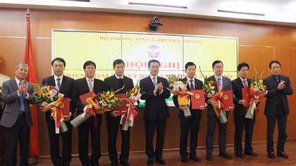 Bộ Thông tin và Truyền thông điều động, bổ nhiệm nhiều lãnh đạo chủ chốt