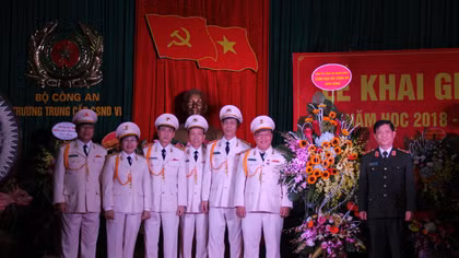 Trường Trung cấp CSND VI khai giảng năm học 2018-2019