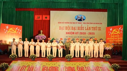 Đại hội đại biểu Đảng bộ trường Đại học Kỹ thuật-Hậu cần CAND nhiệm kỳ 2020-2025