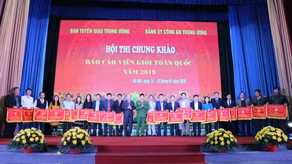 Khai mạc Hội thi chung khảo Báo cáo viên giỏi toàn quốc năm 2019