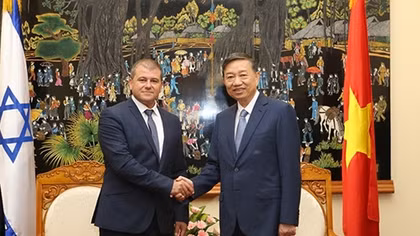 Bộ trưởng Tô Lâm tiếp Tổng Vụ trưởng Bộ Công an Nhà nước Israel