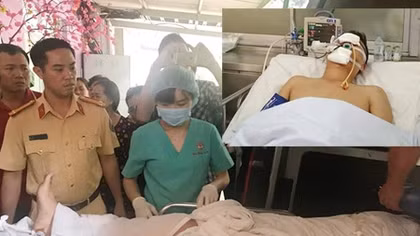 Thượng úy CSGT bị trọng thương khi dũng cảm ngăn chặn đua xe trái phép