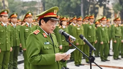 Cục CSĐT tội phạm ma túy tổ chức lễ tuyên thệ cho chiến sĩ mới