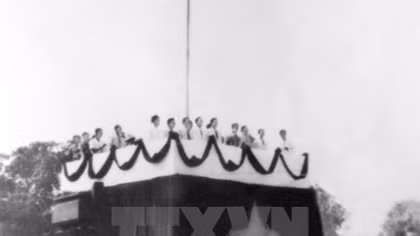 Người thiết kế Kỳ đài cho Lễ Tuyên ngôn Độc lập (2-9-1945)