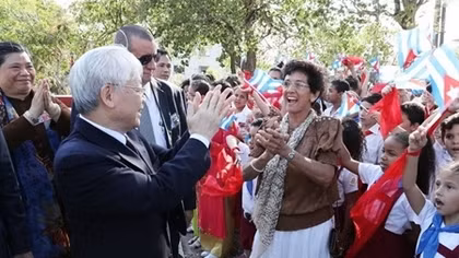 Hình ảnh về chuyến thăm Cuba của Tổng bí thư Nguyễn Phú Trọng