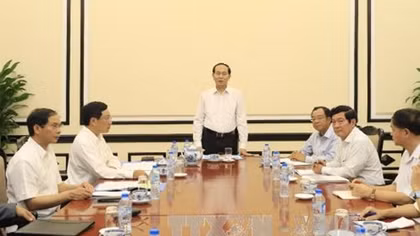 Chủ tịch nước Trần Đại Quang làm việc về công tác chuẩn bị Tuần lễ cấp cao APEC 2017