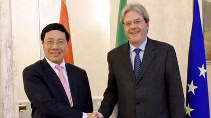 Italia sẽ thúc đẩy sớm ký kết Hiệp định Thương mại tự do giữa Việt Nam và EU