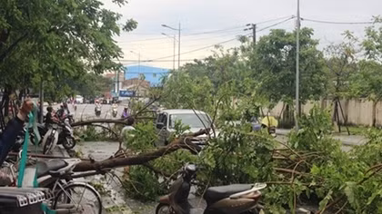 Huế tan hoang sau khi bị áp thấp nhiệt đới càn quét