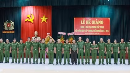 Trường Trung cấp CSND VI trao bằng tốt nghiệp cho 460 học viên