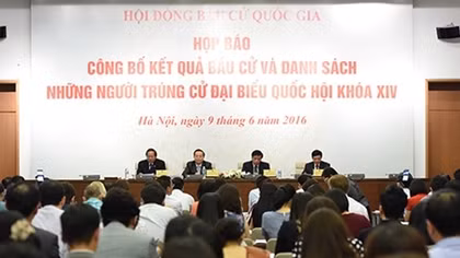 Công bố danh sách 496 người trúng cử đại biểu Quốc hội khoá XIV