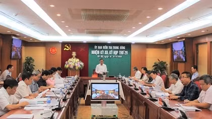 Ủy ban Kiểm tra Trung ương kỷ luật nhiều tổ chức đảng và đảng viên