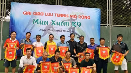 Giải tennis mùa Xuân K9