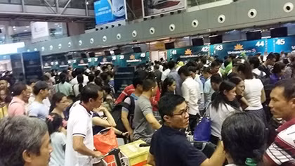 Hơn 100 chuyến bay bị ảnh hưởng sau vụ tin tặc tấn công