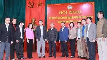 Bộ trưởng Tô Lâm tiếp xúc cử tri huyện Thuận Thành, tỉnh Bắc Ninh