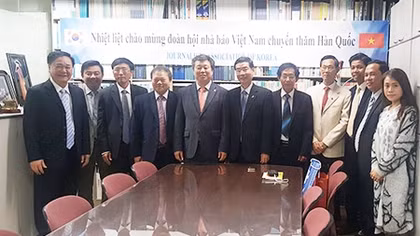 Đẩy mạnh giao lưu, hợp tác báo chí giữa Việt Nam và Hàn Quốc