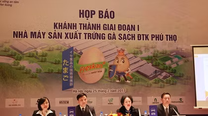 Khánh thành Nhà máy sản xuất trứng gà sạch công nghệ cao hàng đầu Thế giới tại Việt Nam