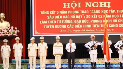 Công an Sơn La, Thái Bình tôn vinh các điển hình tiên tiến học tập và thực hiện 6 điều Bác Hồ dạy 