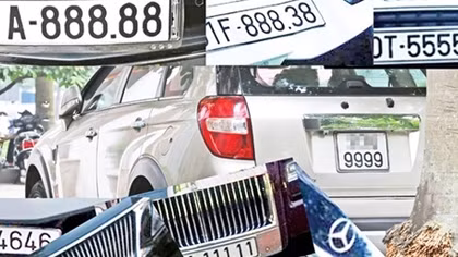 Có thể thu được 100.000 tỉ đồng nếu đấu giá biển số ô tô
