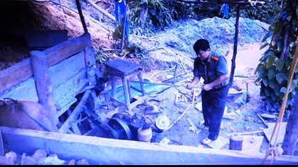 Quyết liệt truy quét “vàng tặc” ở vùng rừng núi Vĩnh Linh, Quảng Trị