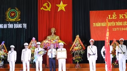 Nhiều tập thể, cá nhân Công an Quảng Trị được khen thưởng 