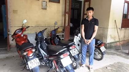 Đối tượng chuyên trộm cắp xe máy sa lưới