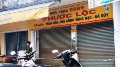 Một tiệm vàng ở Quảng Trị bị trộm đột nhập trong đêm