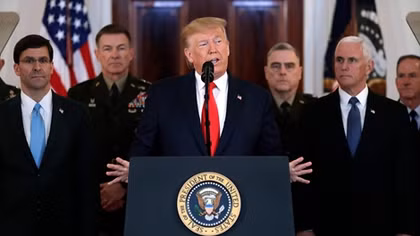 Ông Trump nói "không có thương vong", tuyên bố áp trừng phạt bổ sung với Iran
