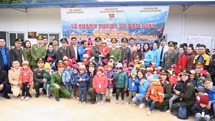 Trường mới cho các em nhỏ miền sơn cước