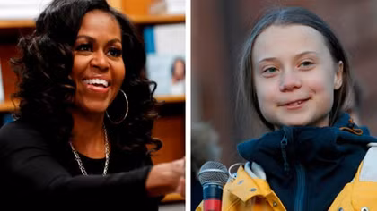 Michelle Obama nhắn nhủ Greta Thunberg :"Đừng để ai làm lu mờ ánh sáng của cháu"