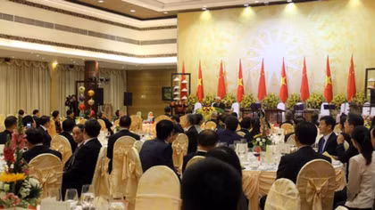 Lãnh đạo Nhà nước mở tiệc chiêu đãi chào mừng Tổng Bí thư, Chủ tịch Trung Quốc Tập Cận Bình