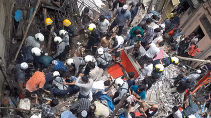 Ấn Độ: Sập tòa nhà ở Mumbai, ít nhất 4 người thiệt mạng