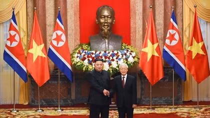 Hình ảnh Chủ tịch Triều Tiên ngày đầu thăm Việt Nam