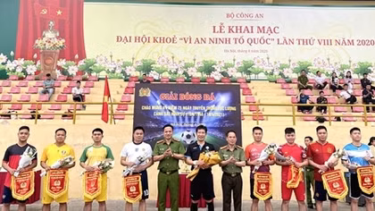 Khai mạc Giải bóng đá Cục Cảnh sát hình sự năm 2021