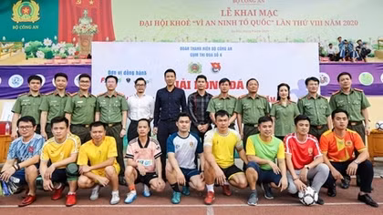 Sôi nổi Giải bóng đá khối tham mưu, xây dựng lực lượng CAND năm 2021