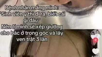  Trường Đại học Y Hà Nội kỷ luật 2 sinh viên "dọa" sẽ lấy trật ven bệnh nhân 