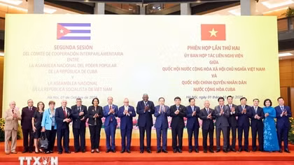 Phiên họp thứ hai Ủy ban hợp tác liên nghị viện Việt Nam-Cuba