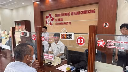 Thủ tục hành chính tại Trung tâm hành chính công các phường, xã đảm bảo thuận tiện, thông suốt