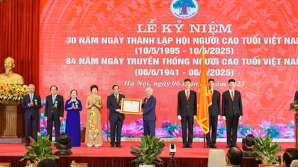Hội Người cao tuổi Việt Nam kỷ niệm 30 năm Ngày thành lập và đón nhân Huân chương Lao động hạng Nhất