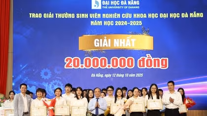 Đại học Đà Nẵng: Gieo hạt giống, ươm mầm tài năng khoa học trẻ