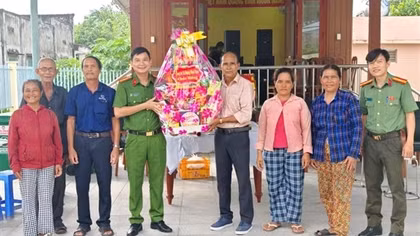 Công an xã Dương Minh Châu bám địa bàn, đảm bảo ANTT từ cơ sở