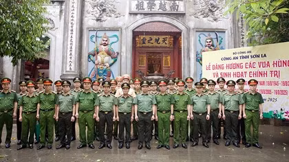 Hành trình tri ân và tiếp nối truyền thống anh hùng của lực lượng Công an tỉnh Sơn La