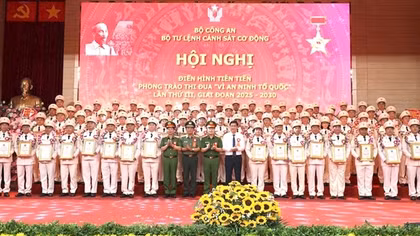 Bộ Tư lệnh Cảnh sát cơ động tôn vinh 80 điển hình tiên tiến giai đoạn 2020-2025
