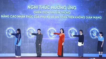 Phát động chiến dịch truyền thông bảo vệ phụ nữ và trẻ em gái trên không gian mạng