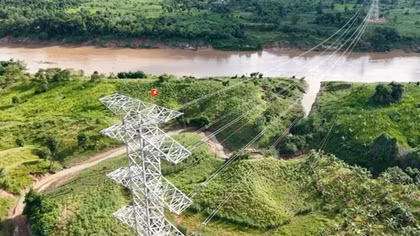 T&T Group hoàn thành đường dây truyền tải điện gió Savan 1 về Việt Nam trước thềm Đại lễ A80