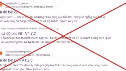 Cảnh báo tình trạng hàng loạt website cơ quan Nhà nước bị chèn link quảng cáo cờ bạc