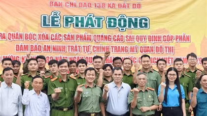 TP Hồ Chí Minh: 168 xã, phường, đặc khu đồng loạt ra quân xử lý quảng cáo trái phép