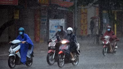 Cả nước nhiều nơi mưa to