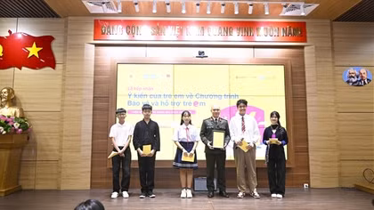 Tiếp nhận ý kiến trẻ em về bảo vệ và hỗ trợ thế hệ tương lai trên môi trường mạng